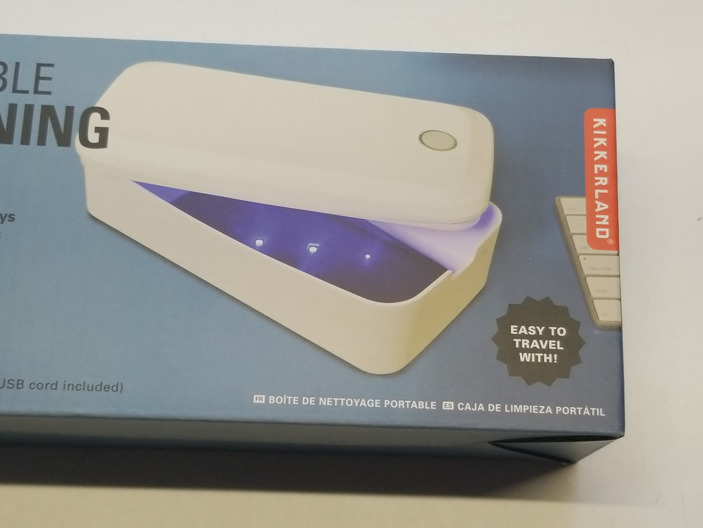 Portable Cleaning Box Cell Phone Sanitizer UV Purple Light USB Connection